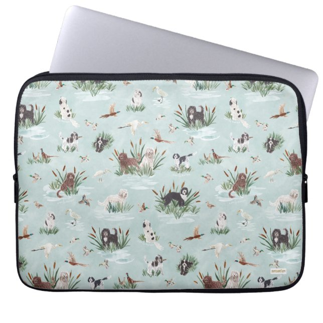 LES BARBETS LAPTOP SLEEVE (Voorkant)