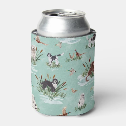LES BARBETS Licht Aqua Blikje Koeler (Blikje Voorkant)