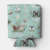 LES BARBETS Licht Aqua Blikje Koeler (Achterkant)