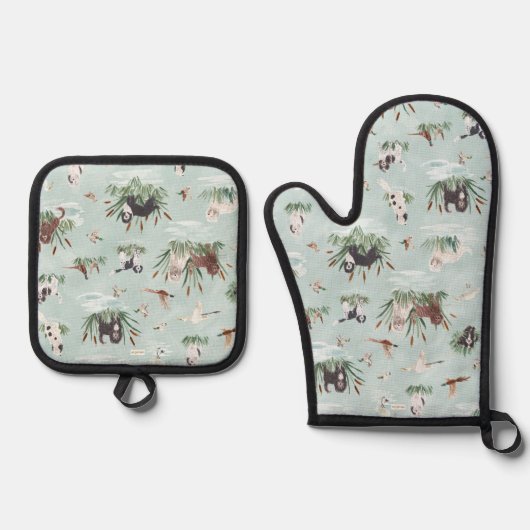 LES BARBETS OVENWANT & PANNENLAP SET (Voorkant)