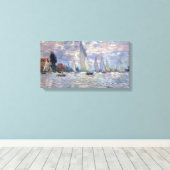 les Barques van Claude Monet Canvas Afdruk (Insitu (Houten vloer))