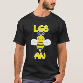 Les Bee An Lgbt Lesbian Pride Lesbian T-shirt (Voorkant)