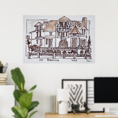 Les Bernaoux | Neufchatel Hardelot, Frankrijk Poster (Thuiskantoor)