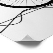 Les Bicyclettes Poster (Hoek)