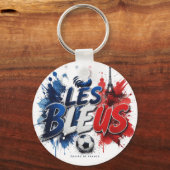 Les Bleus - Franse nationale team bijnaam Sleutelhanger (Achterkant)