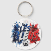 Les Bleus - Franse nationale team bijnaam Sleutelhanger (Achterkant)