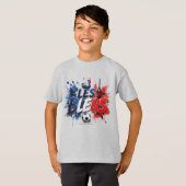 LES BLEUS Voetbalcultuur T-shirt (Voorkant volledig)