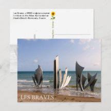 Les Braves-herdenking, Normandië, Frankrijk - ansi