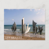 Les Braves Memorial, Normandië, Frankrijk - ansich Briefkaart (Voorkant)