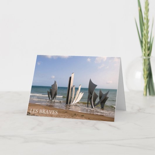 Les Braves Memorial, Normandy, Frankrijk - kaart (Voorkant)