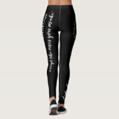 Les Brown Motivatie citeert Leggings (Achterkant)