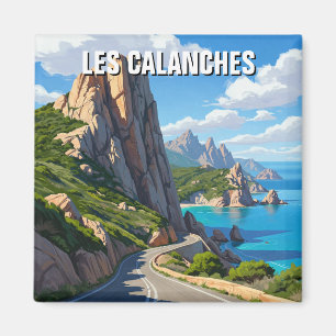 Les Calanches France Corsica Reizen Magneet