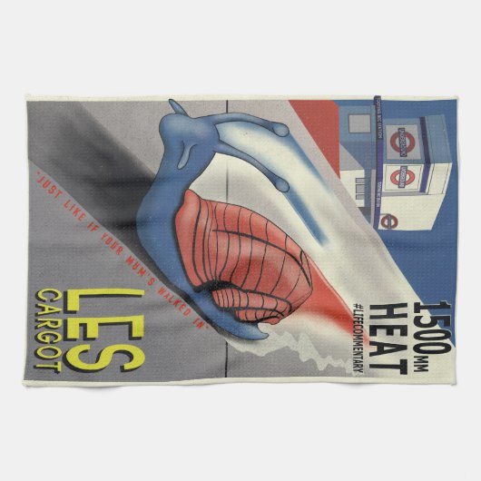 Les Cargot #LifeCommentaar Theedoek (Horizontaal)