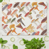 Les Champignons paddenstoelen Theedoek (Gevouwen)