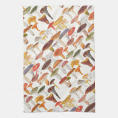 Les Champignons paddenstoelen Theedoek (Verticaal)