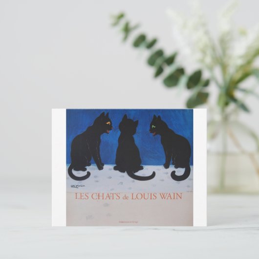 Les Chats de Louis Wain Briefkaart (Staand voorkant)