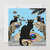 Les Chats Noir en Botticelli Shell, Kaart (Voorkant)