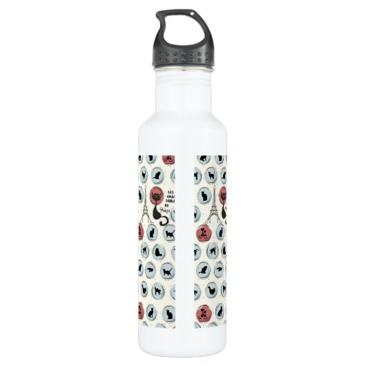 Les Chats Noirs de Paris Waterfles (Achterkant)