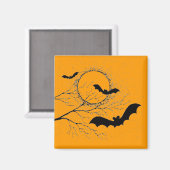 Les chauve-souris d'Halloween - Magneet (Voorkant / Achterkant)