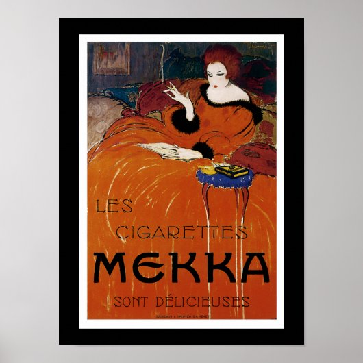 Les Cigarettes Mekka Poster (Voorkant)