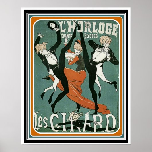 Les Cirard  Art Deco Poster 16 x 20 (Voorkant)