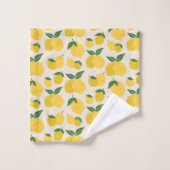 Les Citrons 01 Retro Citroen Abstracte Citroenen Bad Handdoek (Wasdoekje)
