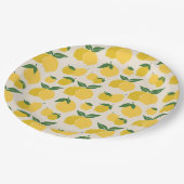 Les Citrons 01 Retro Citroen Abstracte Citroenen Papieren Bordje (Gekanteld)