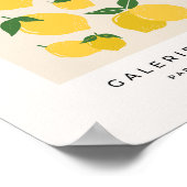 Les Citrons 01 Retro Citroen Abstracte Citroenen Poster (Hoek)