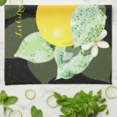 Les Citrons Theedoek (Gevouwen)