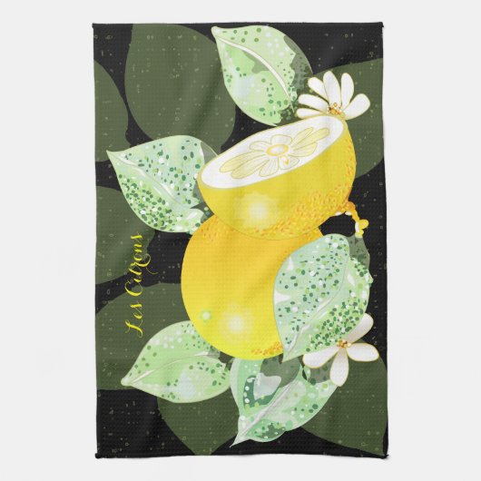 Les Citrons Theedoek (Verticaal)