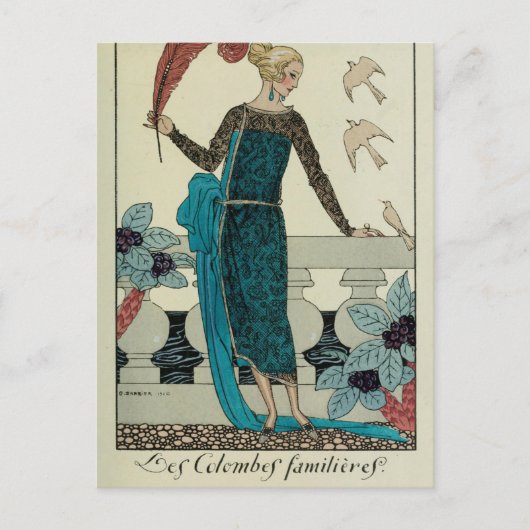 Les Colombes Familieres Briefkaart (Voorkant)