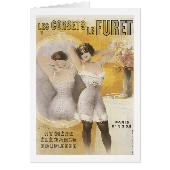 Les Corsets Le Furet  Corset ad (Voorkant)
