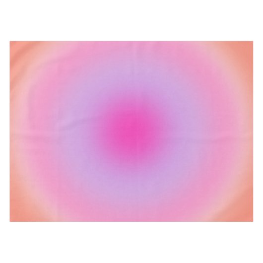 Les Couleurs 01 Sinaasappel en roze gradiënt aura Tafelkleed (Voorkant (Horizontaal))