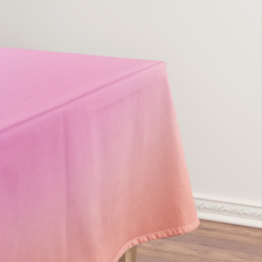 Les Couleurs 01 Sinaasappel en roze gradiënt aura Tafelkleed (Voorbeeld)