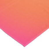 Les Couleurs 03 Heet roze en Oranje gradiënt aura Tafelkleed (Gekanteld)
