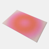 Les Couleurs 04 Neutraal roze en Oranje gradiënt Deurmat (Schuin)