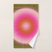 Les Couleurs 05 Gradient Olijf en Roze Aura Bad Handdoek (Handdoek)