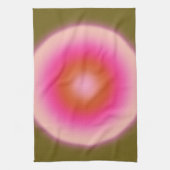 Les Couleurs 05 Gradient Olijf en Roze Aura Theedoek (Verticaal)
