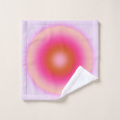 Les Couleurs 06 Lila en roze gradiënt aura Bad Handdoek (Wasdoekje)