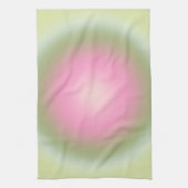Les Couleurs 07 Gradient roze en groene aura Theedoek (Verticaal)