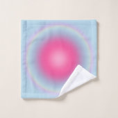 Les Couleurs 08 Gradient roze en blauw aura Bad Handdoek (Wasdoekje)