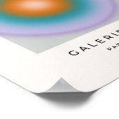 Les Couleurs 10 Heldere Kleurrijke Gradient Aura Poster (Hoek)