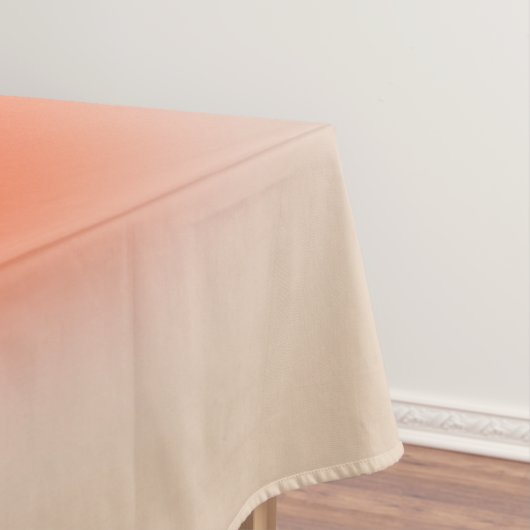 Les Couleurs 12 Sinaasappel en roze gradiënt Tafelkleed (Voorbeeld)