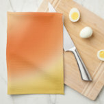 Les Couleurs 13 Sunshine Gradient Theedoek<br><div class="desc">Gradient - moderne aura in geel en Sinaasappel</div>