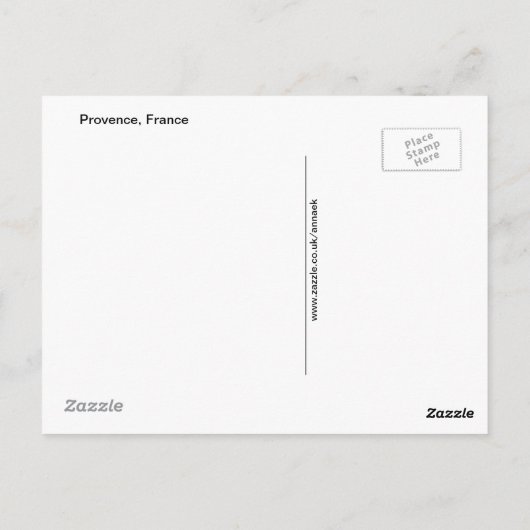 Les Couleurs de la Provence 2: Le Marché Briefkaart (Achterkant)