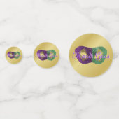 Les Couleurs de Mardi Gras Confetti (Achterkanten)