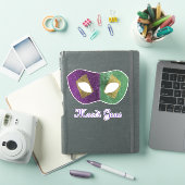 Les Couleurs de Mardi Gras Sticker (iPad Cover)