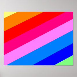 les couleurs d'été poster