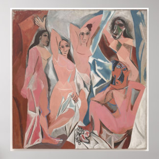 Les Demoiselles d’Avignon – Picasso kubistische pr Poster