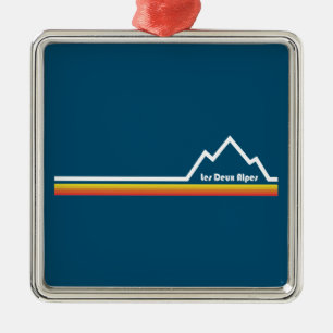 Les Deux Alpes Frankrijk Metalen Ornament